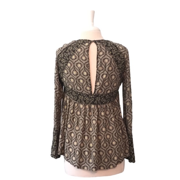 Free People Rolling Peplum Hill Tunic Top Small - Picture 3 of 6